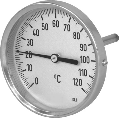 Термометр биметаллический показывающий ТБ-1, ТБ-1Р, ТБ-1Сд, ТБ-2, ТБ-2Р, ТБ-2Сд